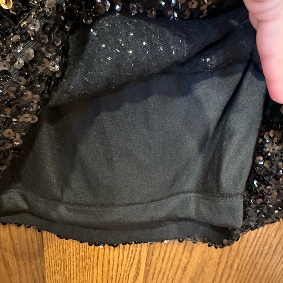 Sequen Dress, Black/Gold, Size Large, Party, Cocktail, Studio 54, New Year - Picture 7 of 8